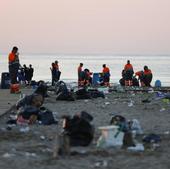 Las playas amanecen tras un San Juan de récord