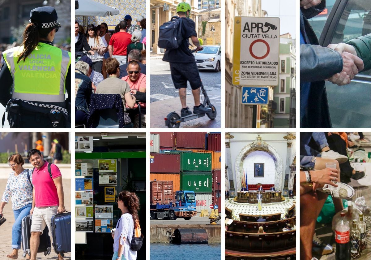 Los problemas más destacados para los residentes en la ciudad.