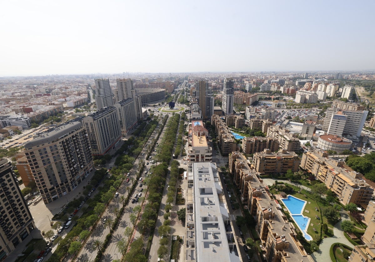 Vista desde la torre Ikon.