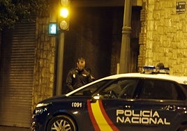 Vehículo de la Policía Nacional.