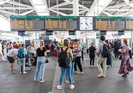 La estación Joaquín Sorolla de Valencia.