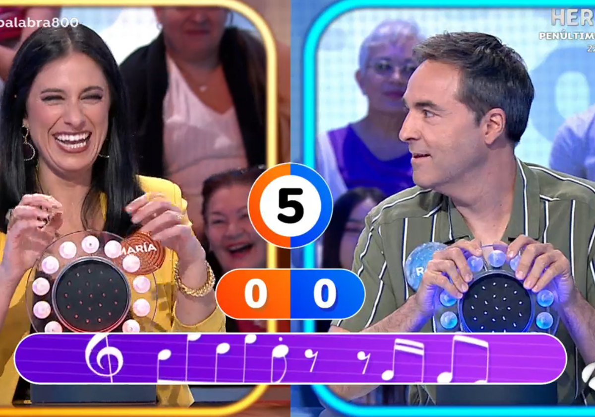 Los invitados durante la prueba de 'La Pista'