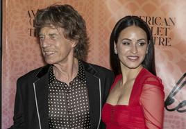 El cantante Mick Jagger y la exbailarina Melanie Hamrick.