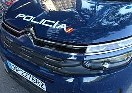 Un vehículo de la Policía Nacional.
