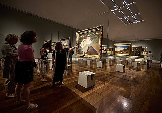 El museo acaba de inaugurar la exposición con las obras de Sorolla que conserva la colección Masaveu.