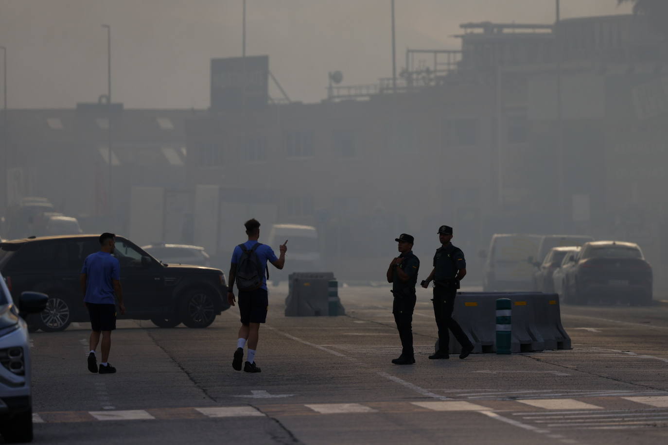 Incendio en una nave industrial de Mercadona