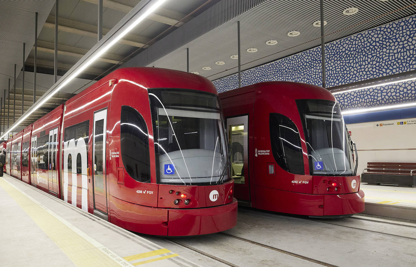 Linea 10 de MetroValencia en una imagen de archivo.