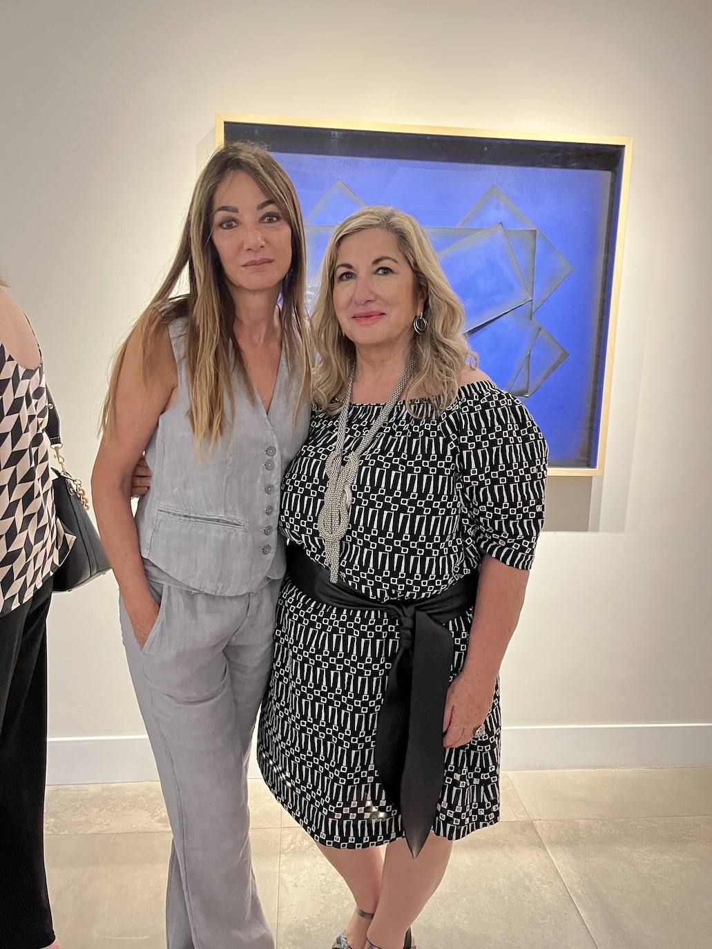 Sara Joudi y la artista Nanda Botella.