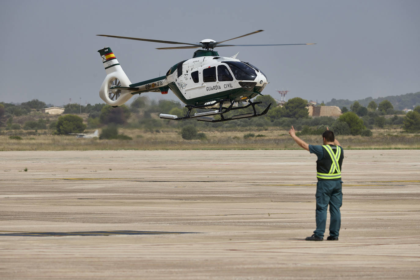 Valencia desde el helicóptero de la Guardia Civil