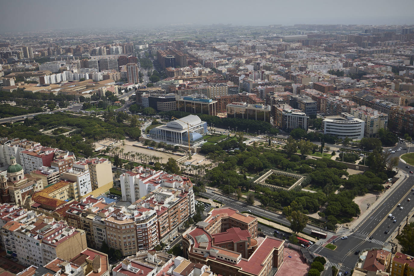 Valencia desde el helicóptero de la Guardia Civil