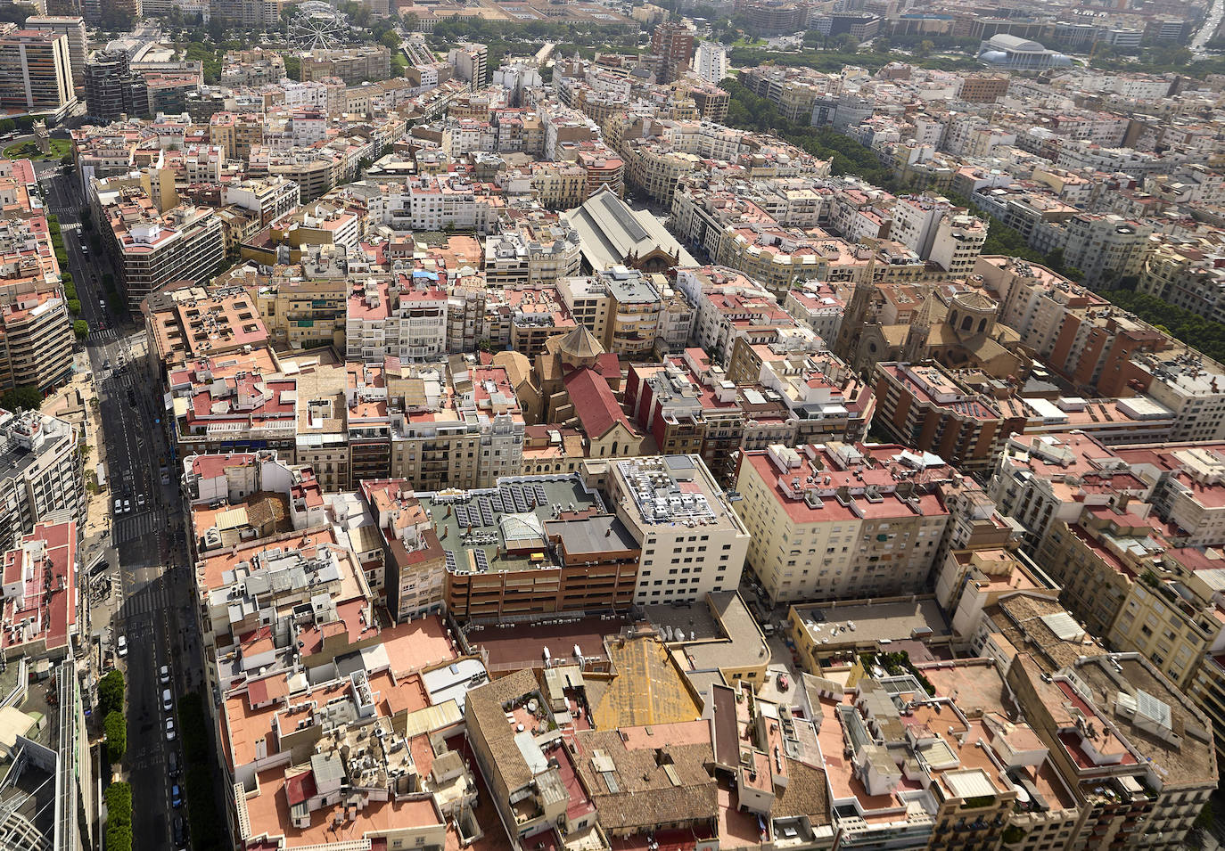 Valencia desde el helicóptero de la Guardia Civil