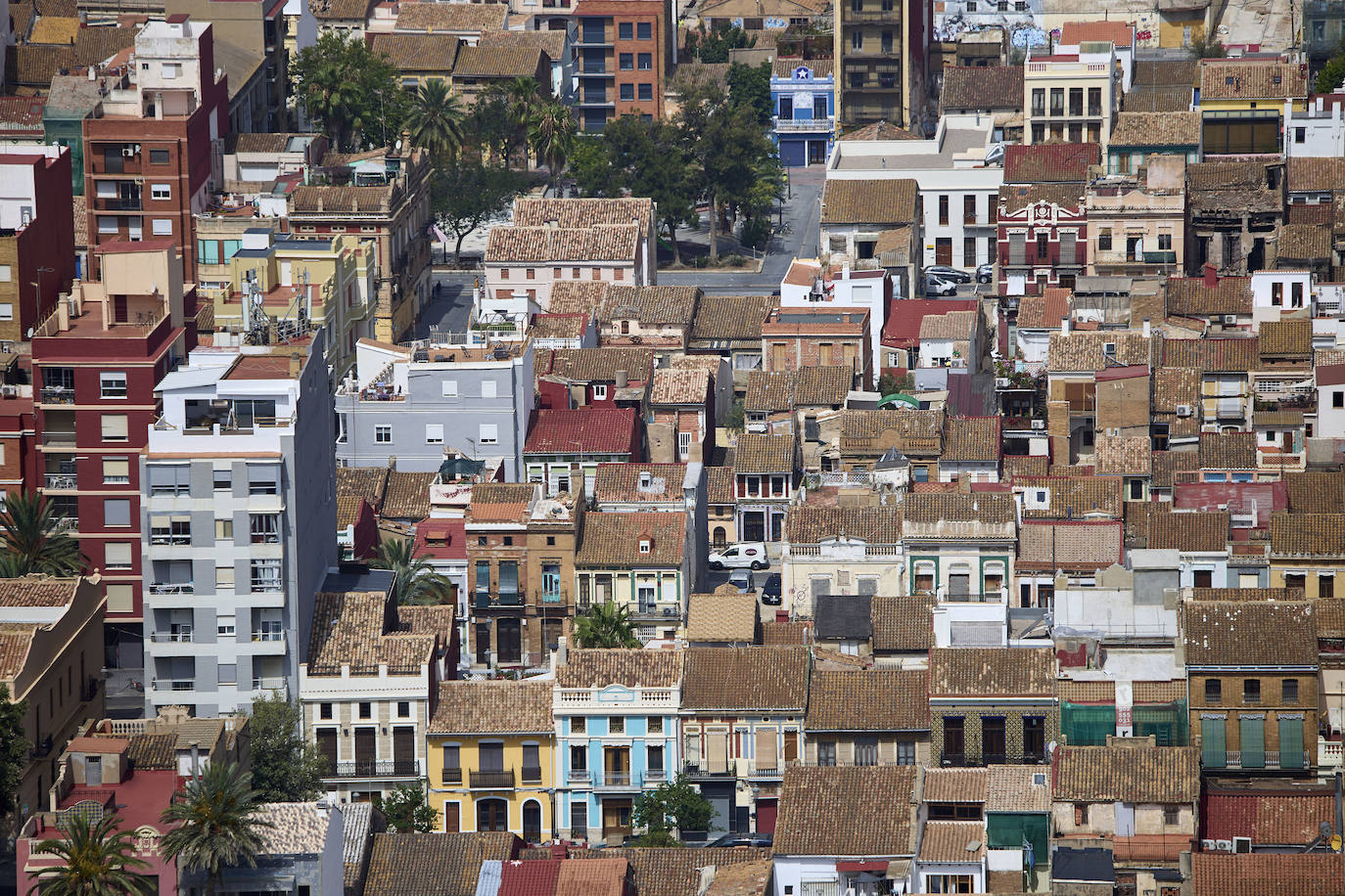 Valencia desde el helicóptero de la Guardia Civil