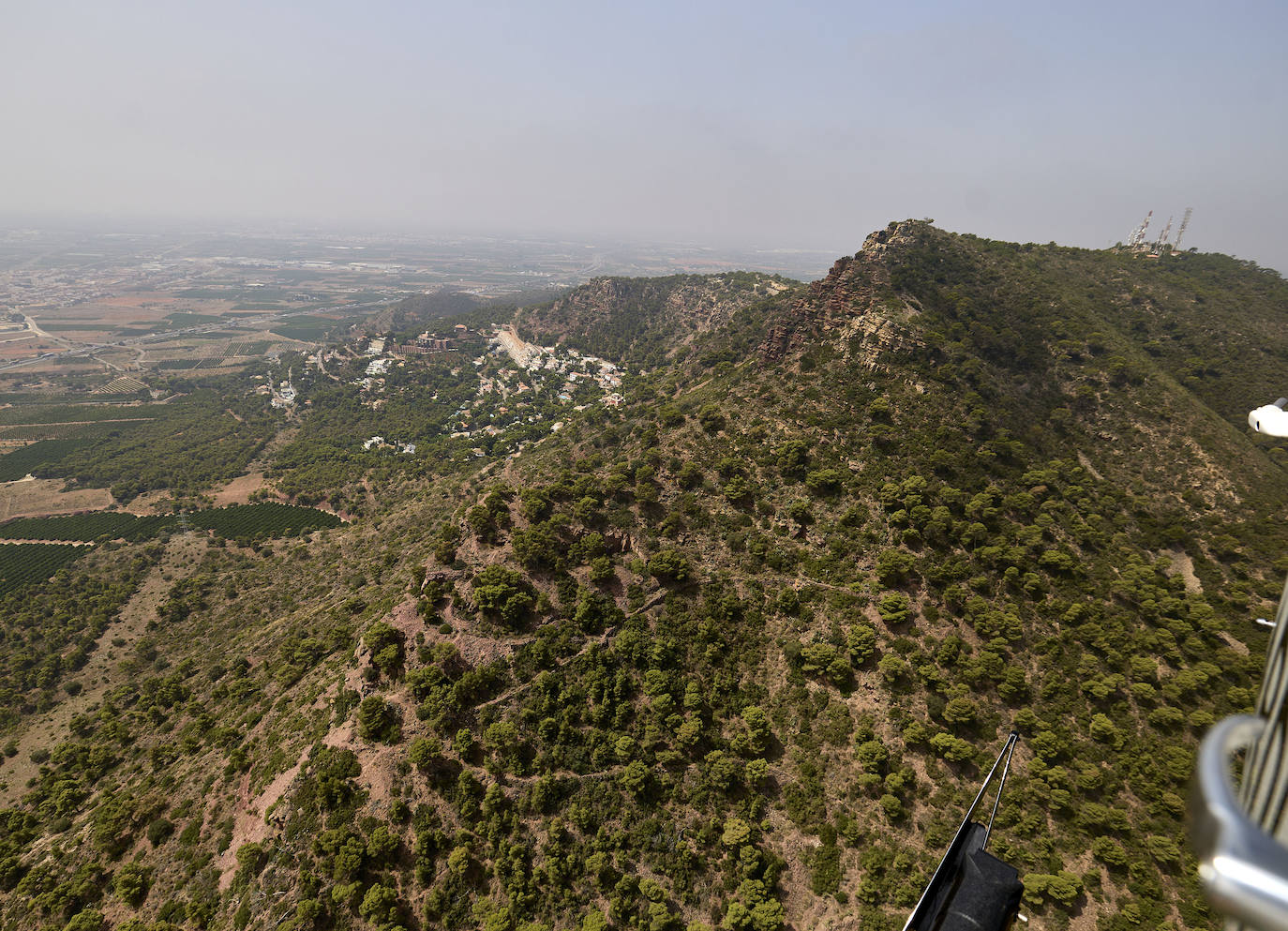 Valencia desde el helicóptero de la Guardia Civil