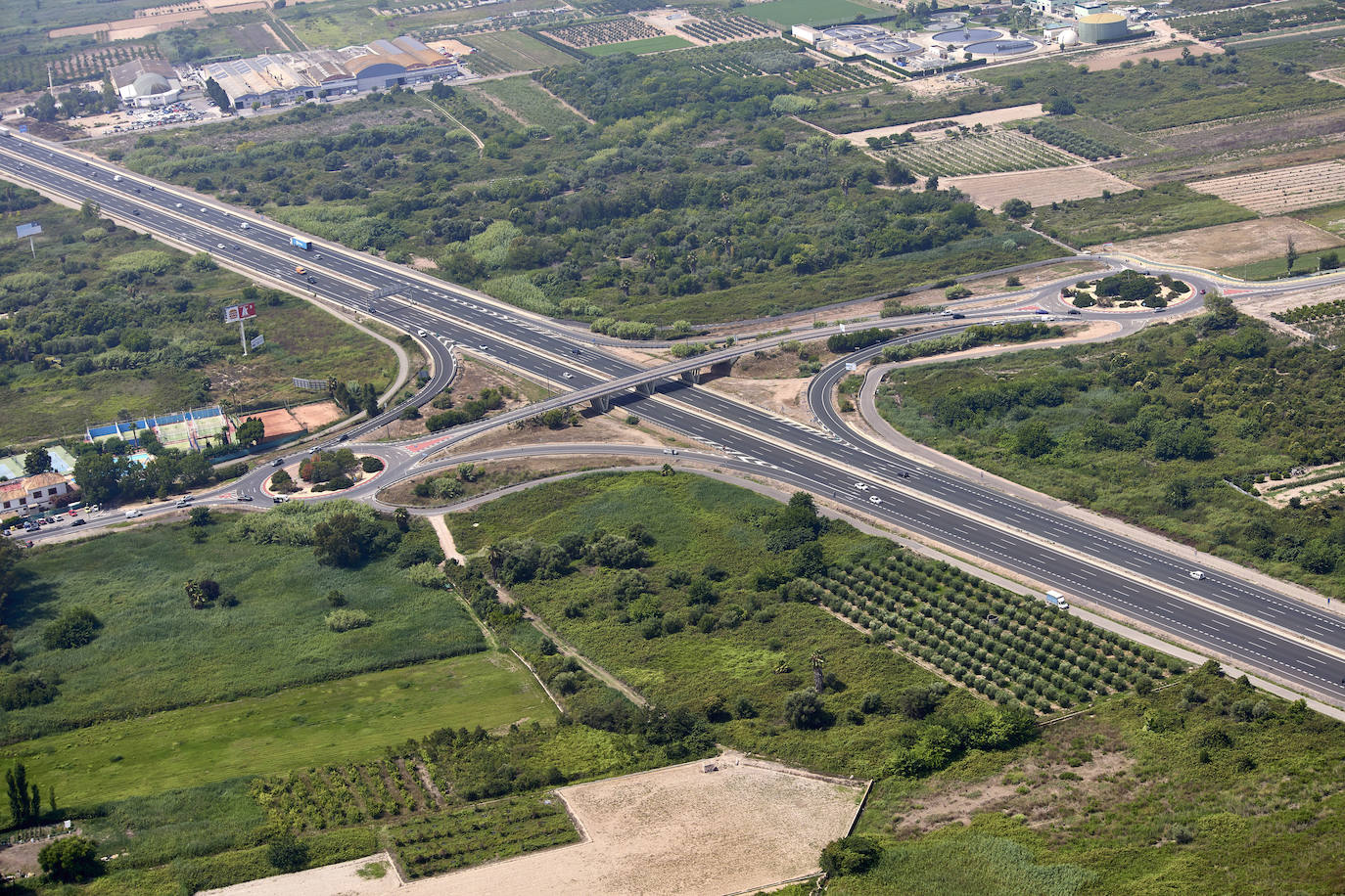 Valencia desde el helicóptero de la Guardia Civil