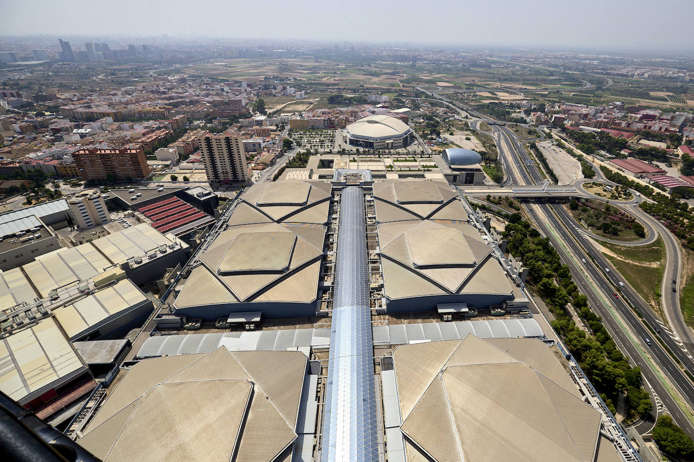 Valencia desde el helicóptero de la Guardia Civil