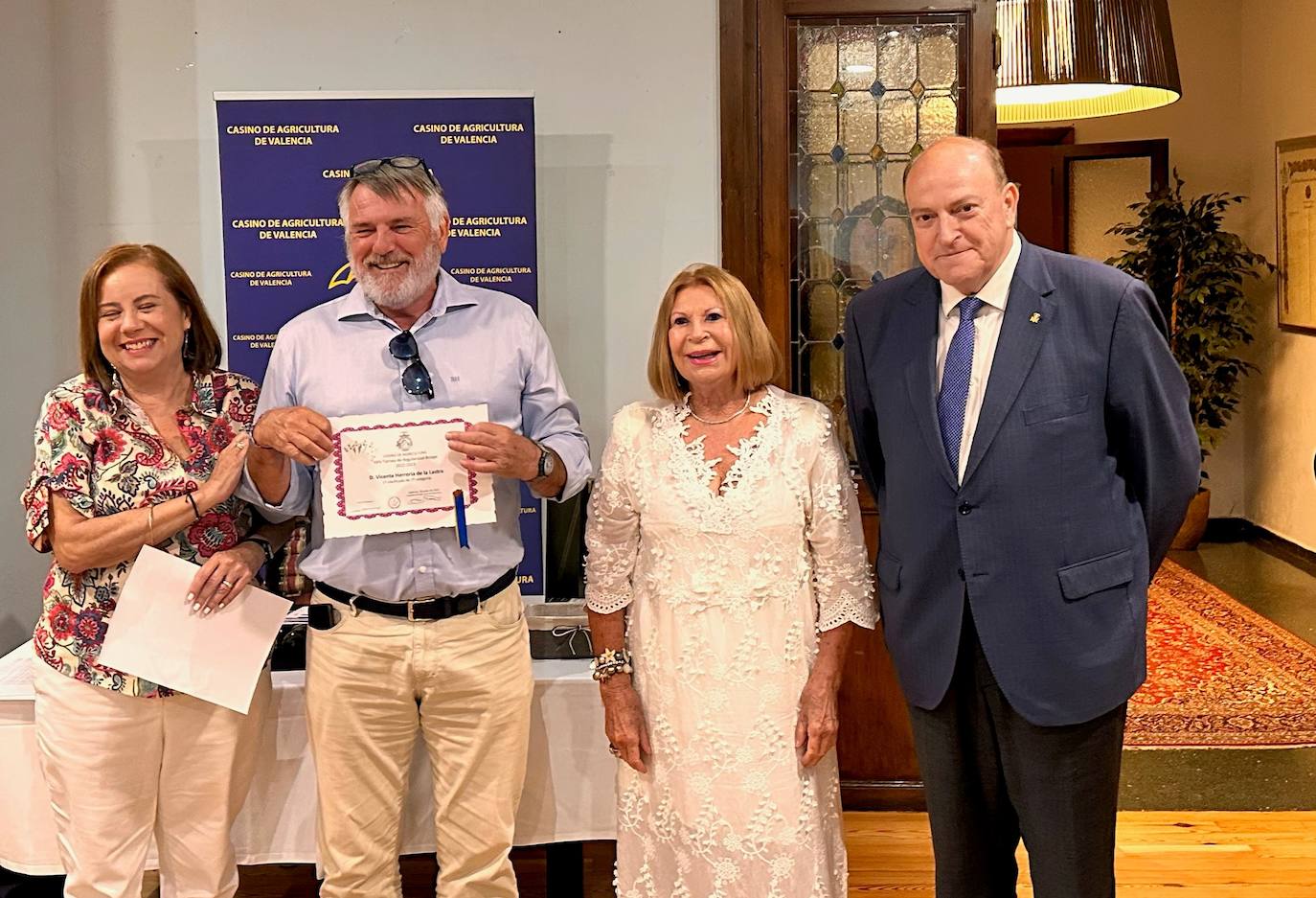 Mayte Pardo, Vicente Herrería, Julio Aguado y Fina Ferrer.