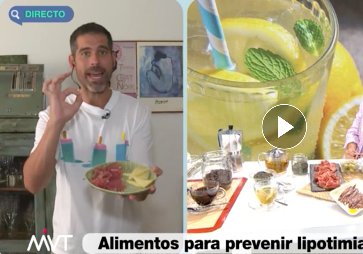 Pablo Ojeda desvela cuál es el alimento que ayuda a combatir una lipotimia