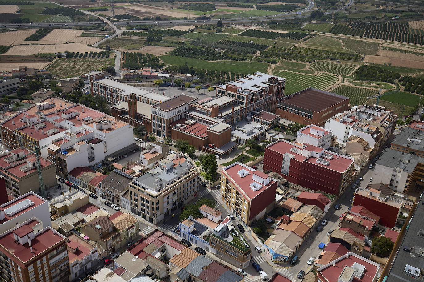 Valencia desde el helicóptero de la Guardia Civil