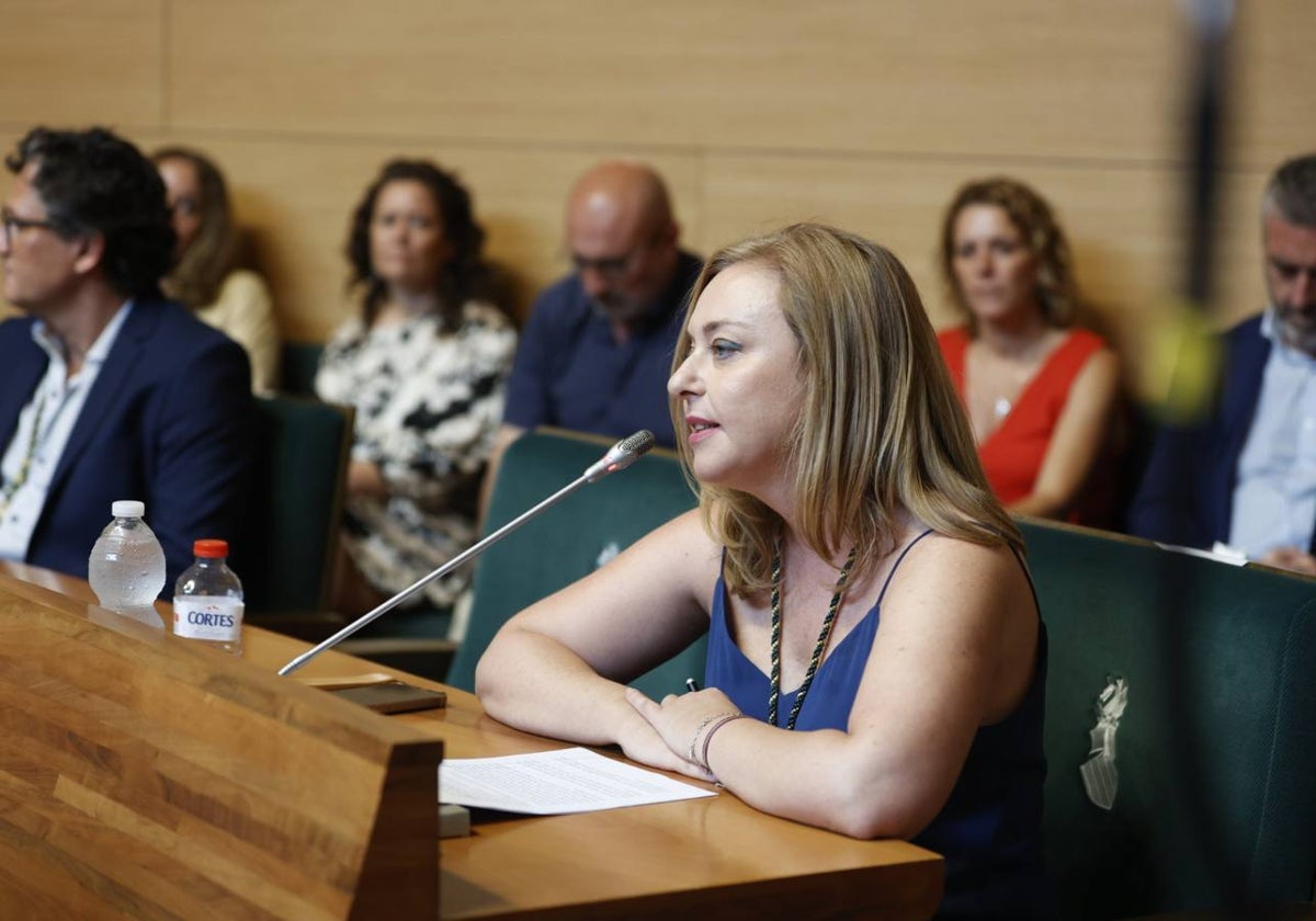 Natalia Enguix, durante su intervención.