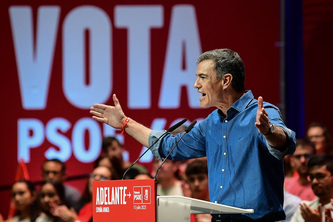 Así ha sido el mitin de Pedro Sánchez en Valencia con motivo de la campaña electoral