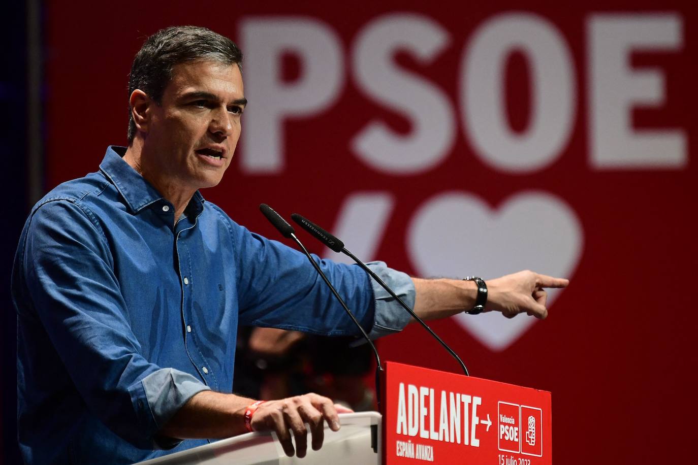 Así ha sido el mitin de Pedro Sánchez en Valencia con motivo de la campaña electoral