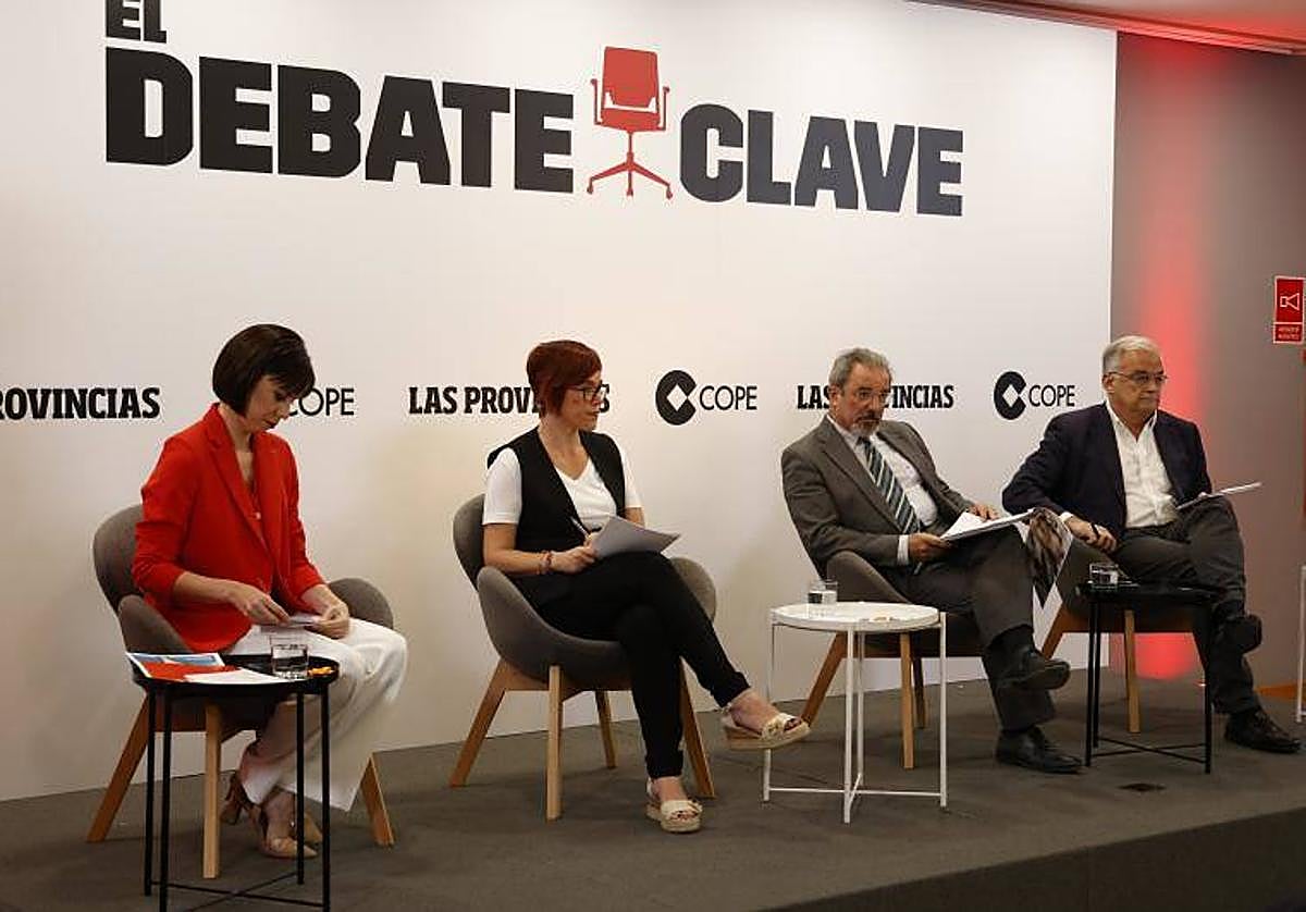 Los cabezas de lista por Valencia de los principales partidos en el debate clave.