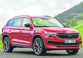 El diseño del Kodiaq incorpora la nueva parrilla frontal de Skoda.