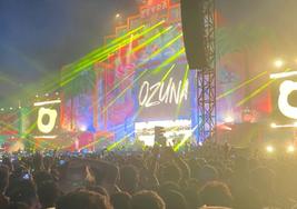 Actuación de Ozuna en el Zevra Festival de Cullera.