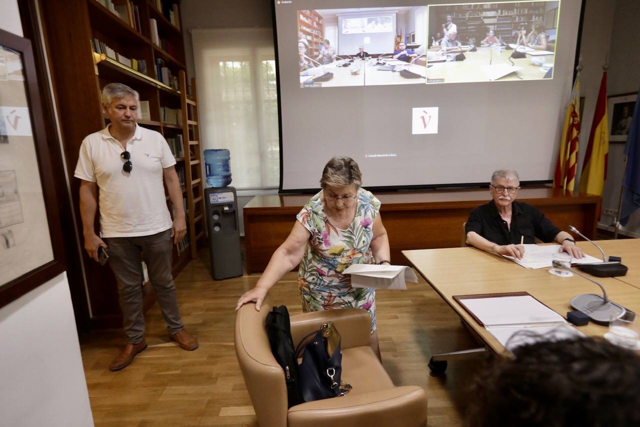 Imagen secundaria 1 - Bronca y acusaciones de censura en el último pleno del Consell Valencià de Cultura