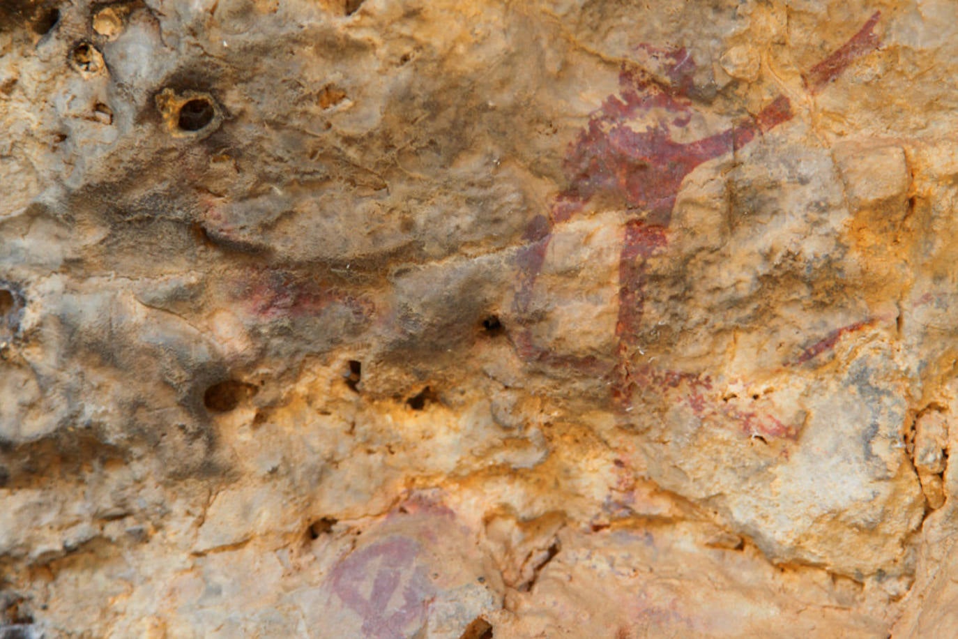 Las pinturas rupestres del Neolítico (4500 años a.C.) de Cingle