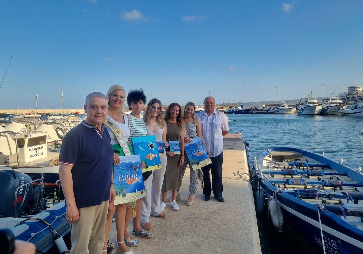 Los participantes en la presentación del Ajedrez Viviente.