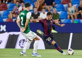 Marcelo Saracchi durante un encuentro liguero.