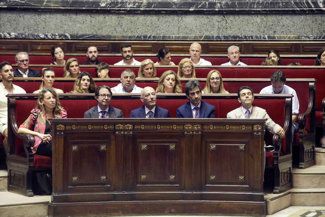 Los alcaldes de las 15 pedanías de Valencia