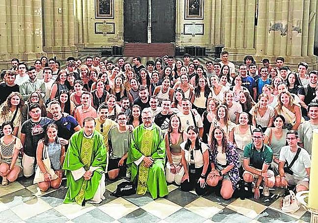 Alumnos de la Universidad Católica de Valencia.