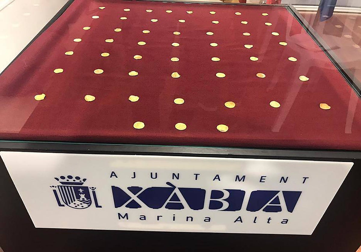 La monedas del Tesoro del Portitxol.