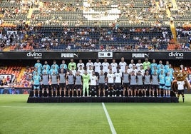 Un Mestalla con refuerzos del primer equipo