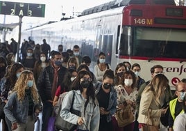 Pasajeros en la Estación del Norte