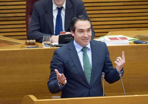 Rubén Ibáñez, en una intervención en Les Corts.