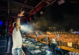 David Guetta en el 'Medusa Sunbeach Festival' en 2018