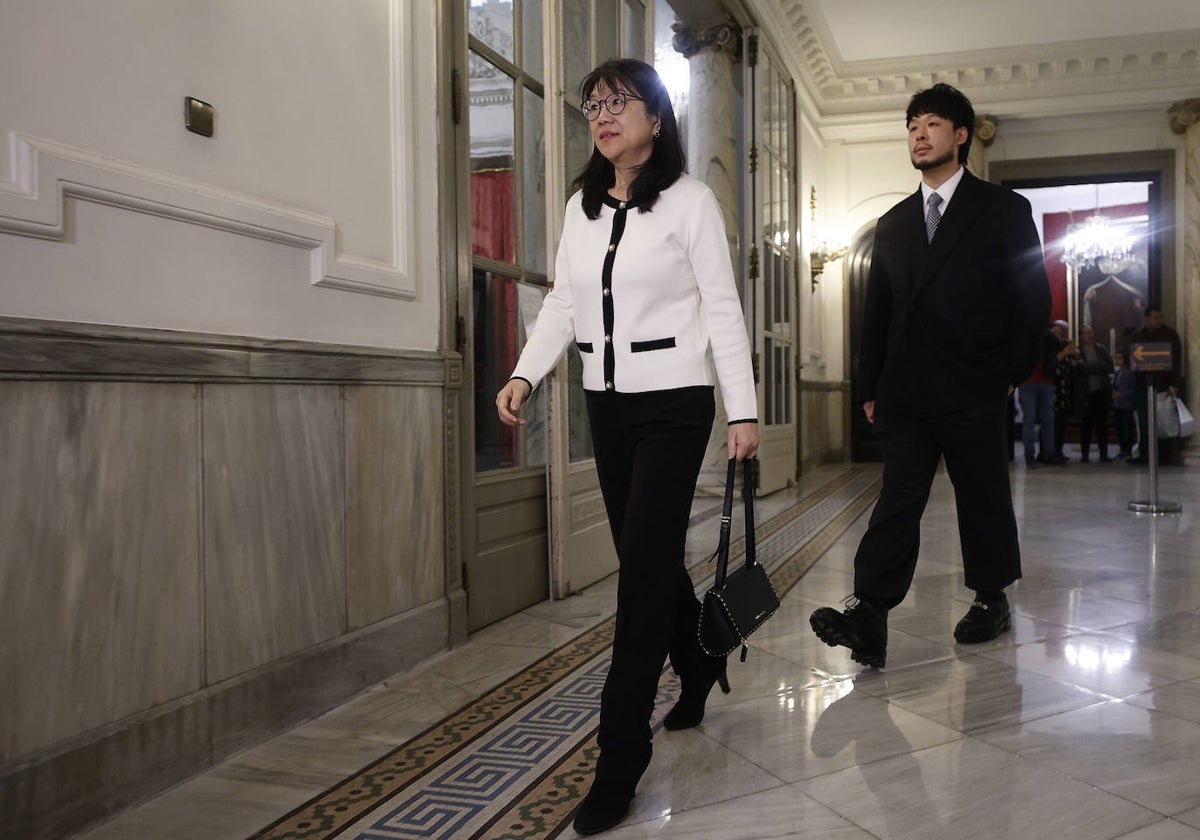 Layhoon Chan junto a Kiat Lim, antes de una reunión con Joan Ribó.