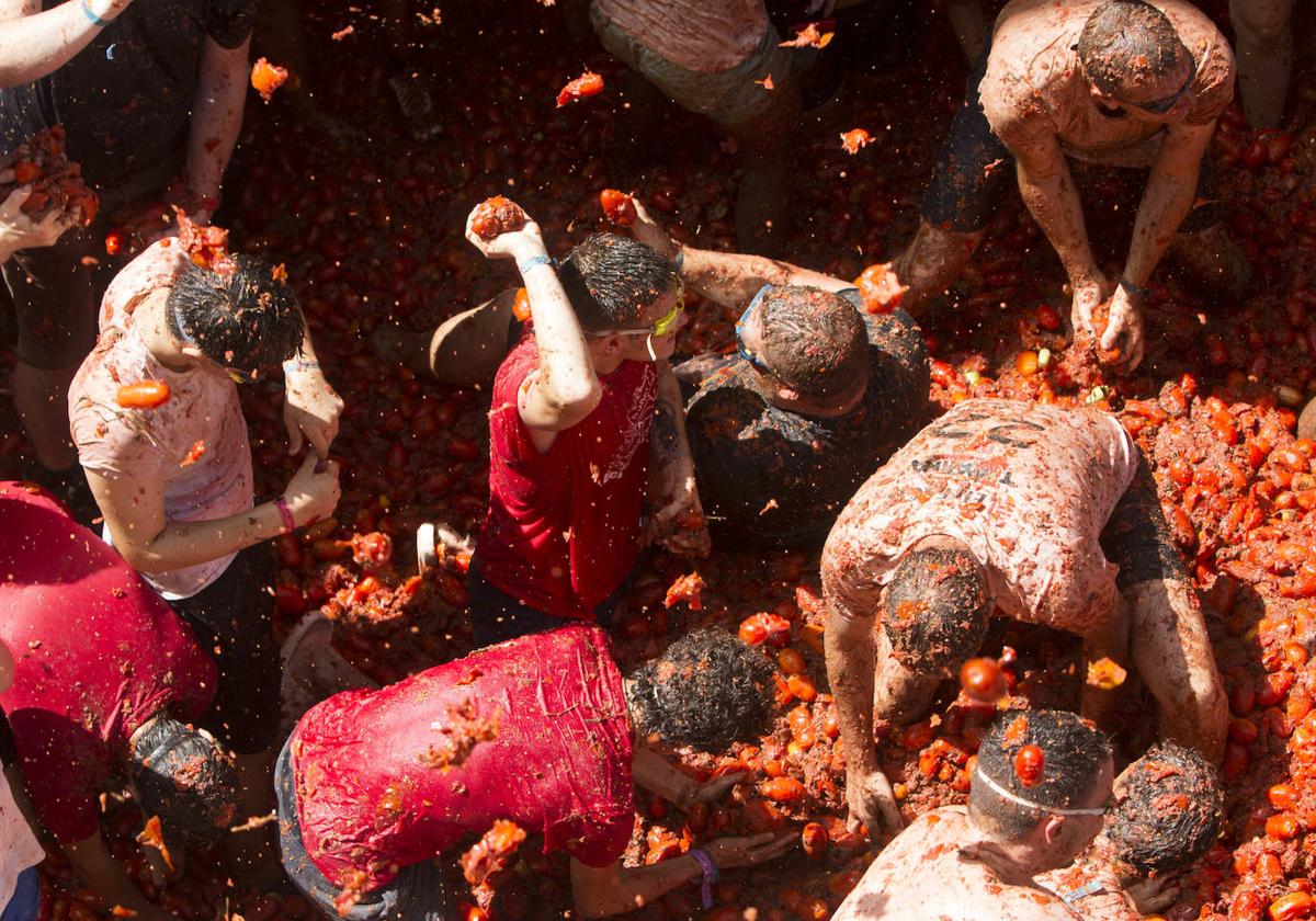 La Tomatina en Buñol 2022