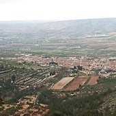 Vista general del término municipal de Vallada.
