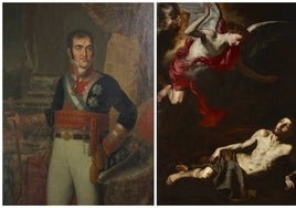 Obras de Vicente López y José de Ribera en las Colecciones Reales.