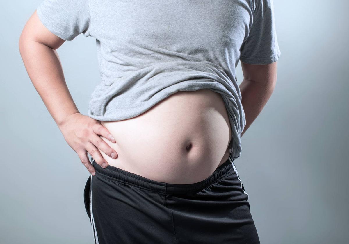 La grasa abdominal suele relacionarse con un mayor riesgo de padecer diabetes.