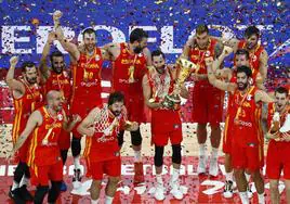El equipo con el que España ganó el oro del Mundial de baloncesto en 2019 y 2006