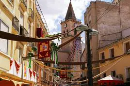 Las calles de Villena en las fiestas