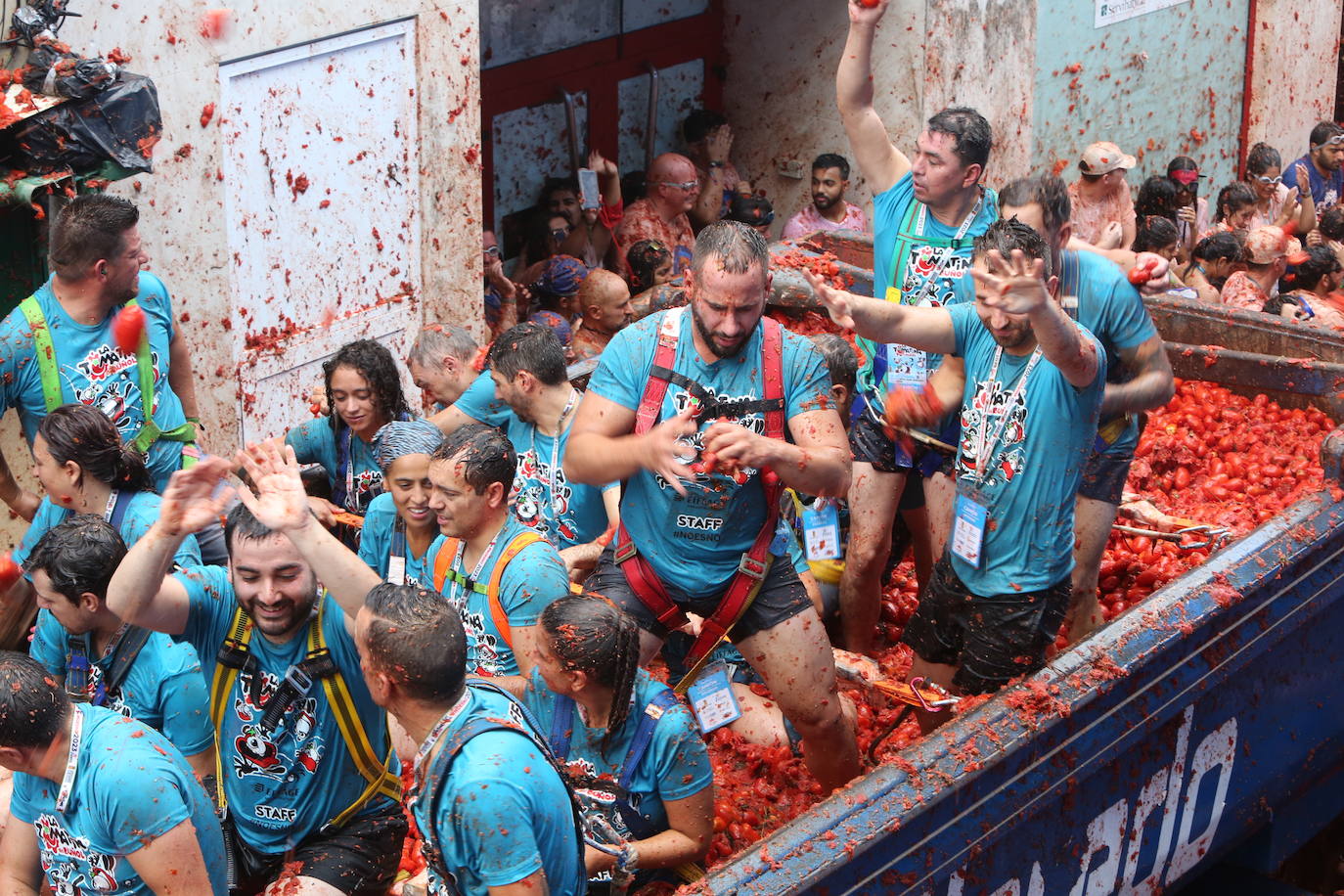 La Tomatina de Buñol 2023 en imágenes