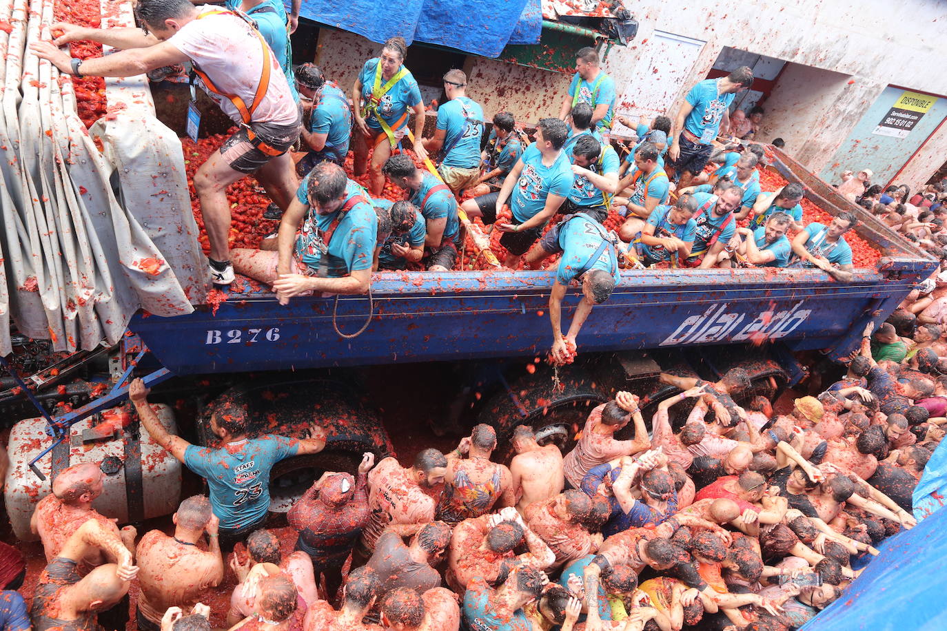 La Tomatina de Buñol 2023 en imágenes