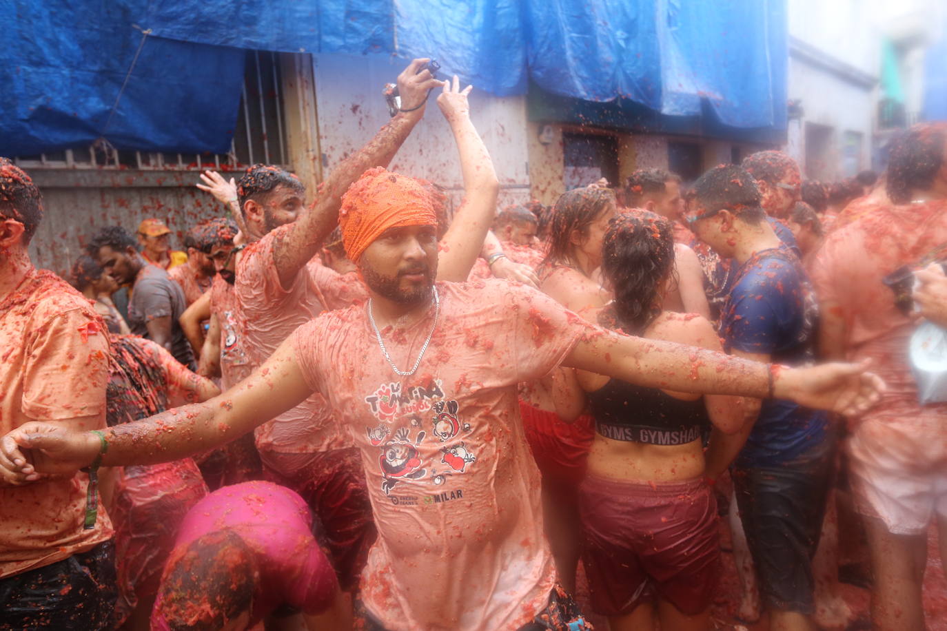 La Tomatina de Buñol 2023 en imágenes