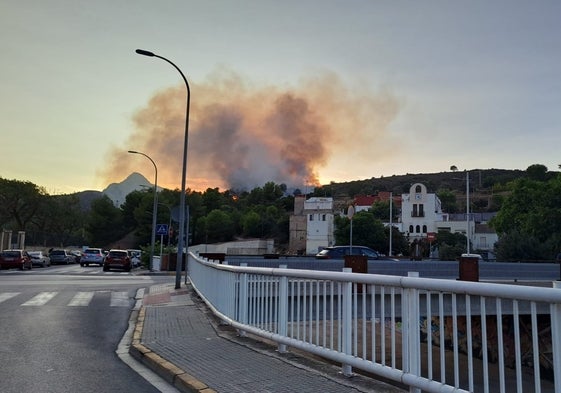 La zona donde se ha producido el incendio